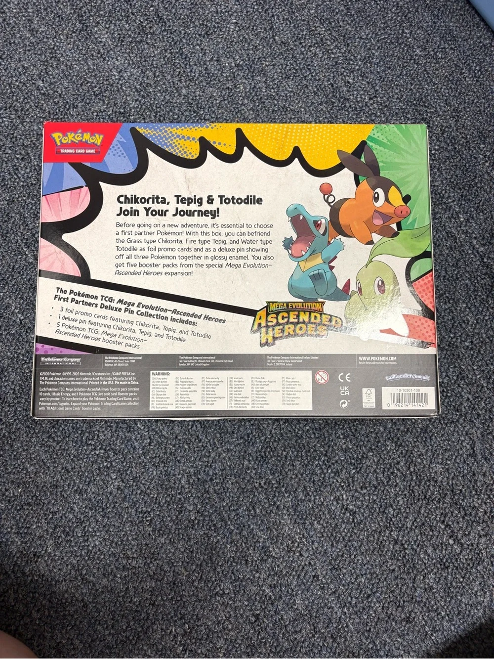 Pokemon Ascended Heroes First Partners Deluxe Pin Collection